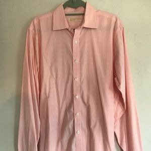 Michael Kors Classic fit pink dress shirt